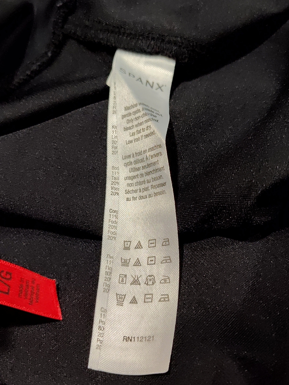 Assets by Spanx Women's Size Large Black Pants Leggings, Knit, Stretchy, Comfy - Picture 9 of 10